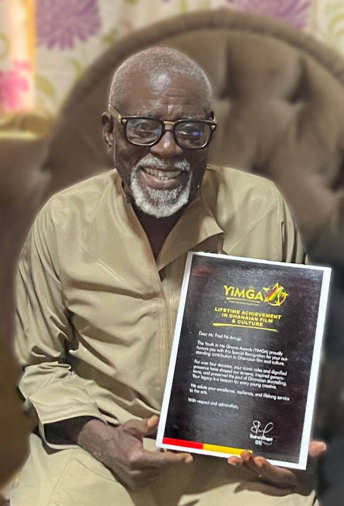 Fred Nii Amugi Honored with Lifetime Achievement in Ghanaian Film & Culture - YIMGA 2025