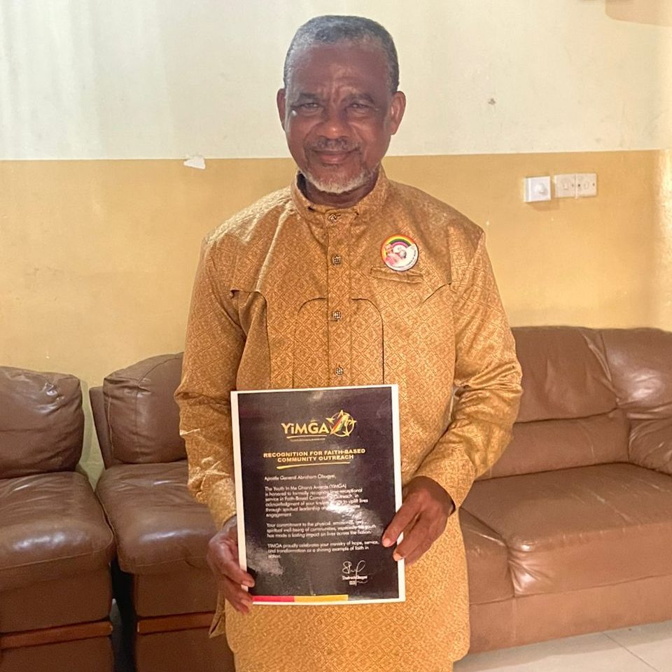 Apostle Abraham Obugyei Honoured for Transformational Faith-Based Community Outreach