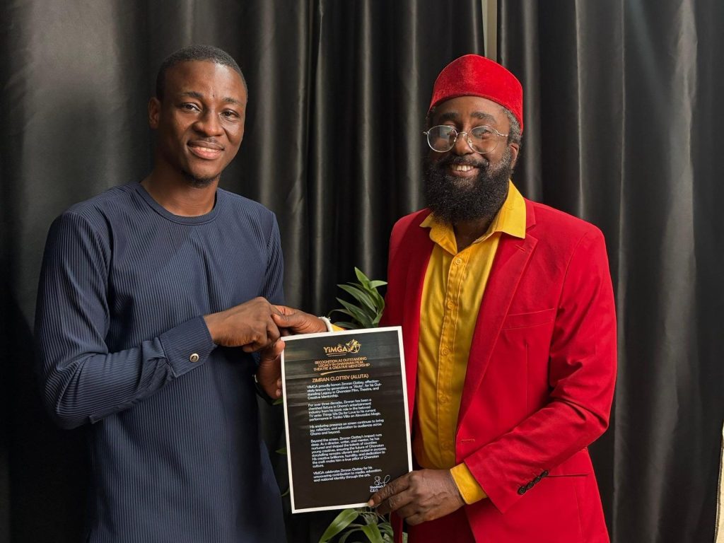 YIMGA Recognizes Zimran Clottey (Aluta) for His Impact on Ghanaian Film & Youth Inspiration
